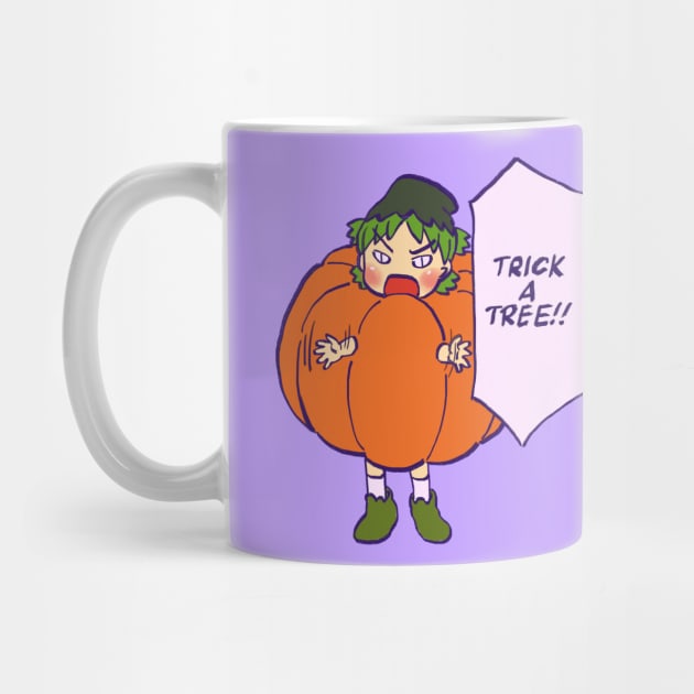 I draw that pumpkin yotsuba trick or treat / yotsubato by mudwizard